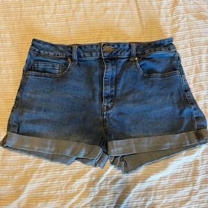 Forever 21 Dark Blue Denim Shorts